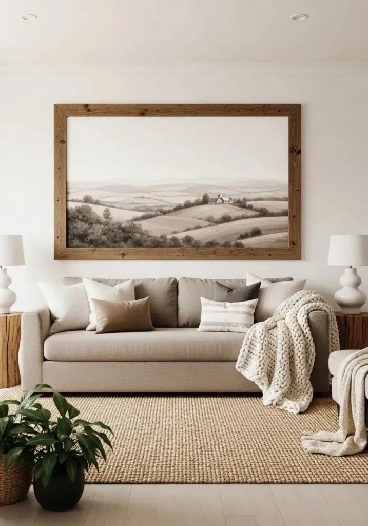 farmhouse wall art living room decor