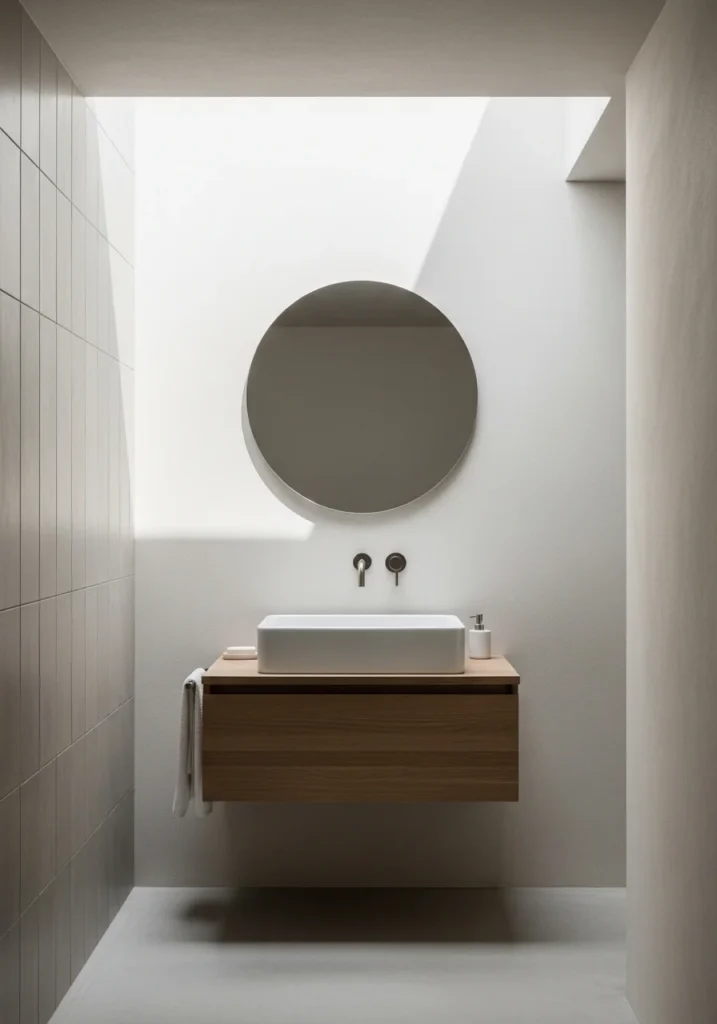 minimalist bathroom sink simple basin modern clean design