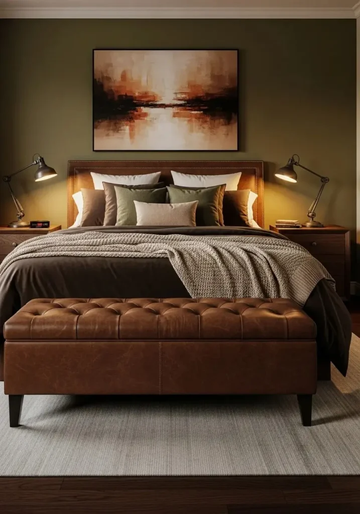 leather bench bedroom sophisticated bedroom bench ideas modern style