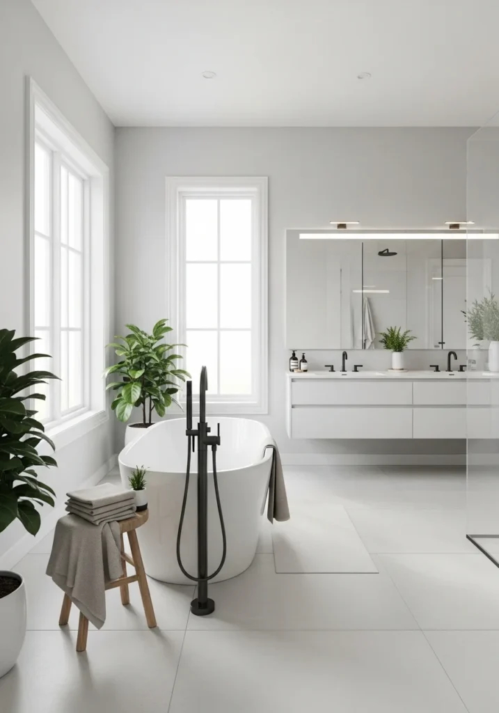 primary bathroom ideas freestanding tub focal point luxury