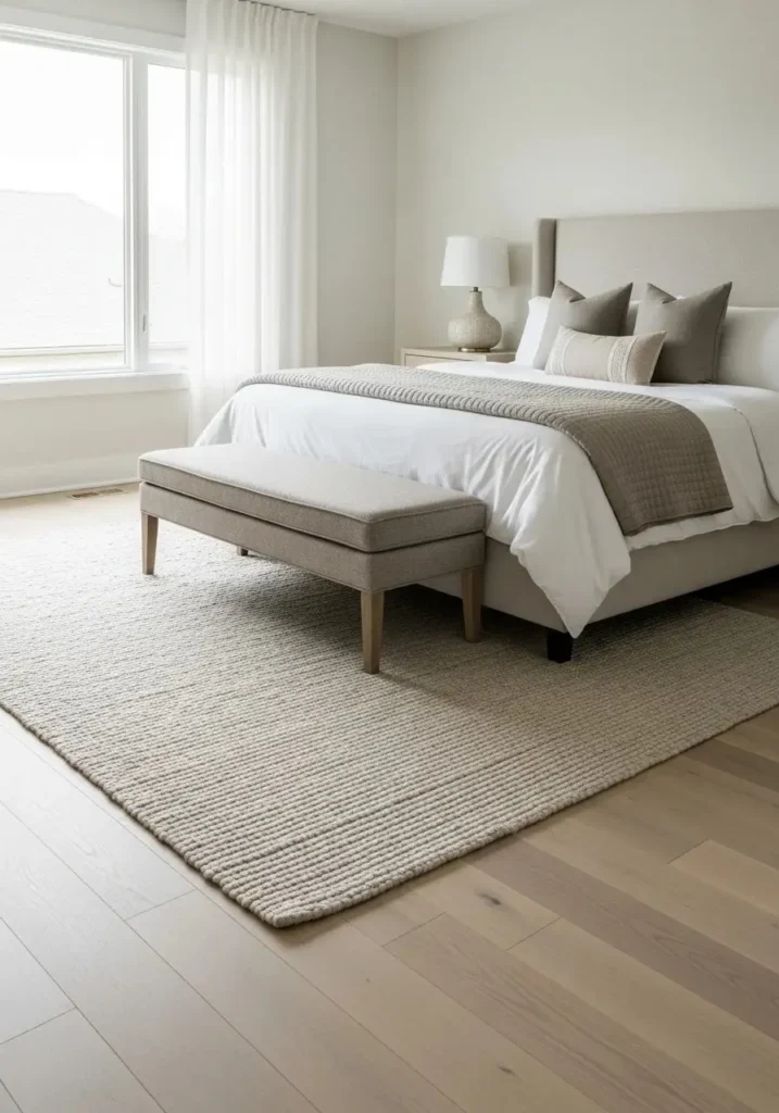 white furniture bedroom with wall art modern decor ideas