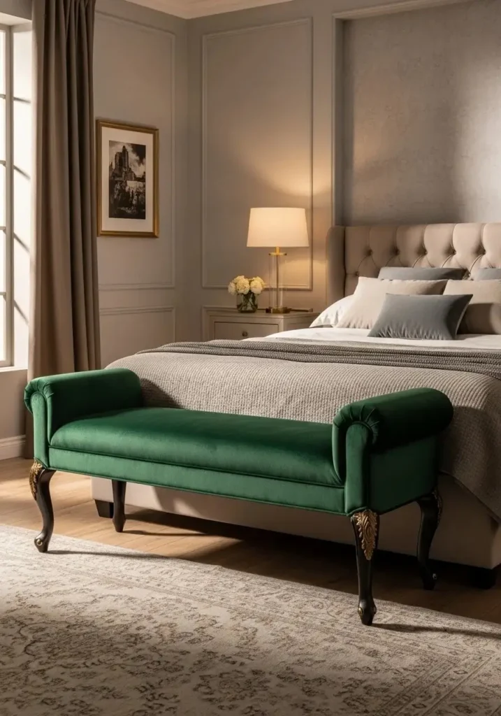velvet bench bedroom luxury bedroom bench ideas elegant decor