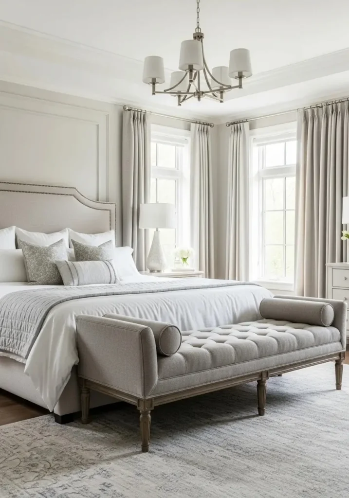 oversized bedroom bench luxury bedroom bench ideas statement furniture