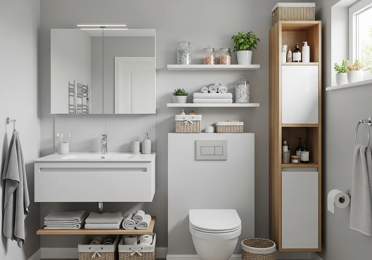 Bathroom Storage Ideas for Small Spaces beautiful look