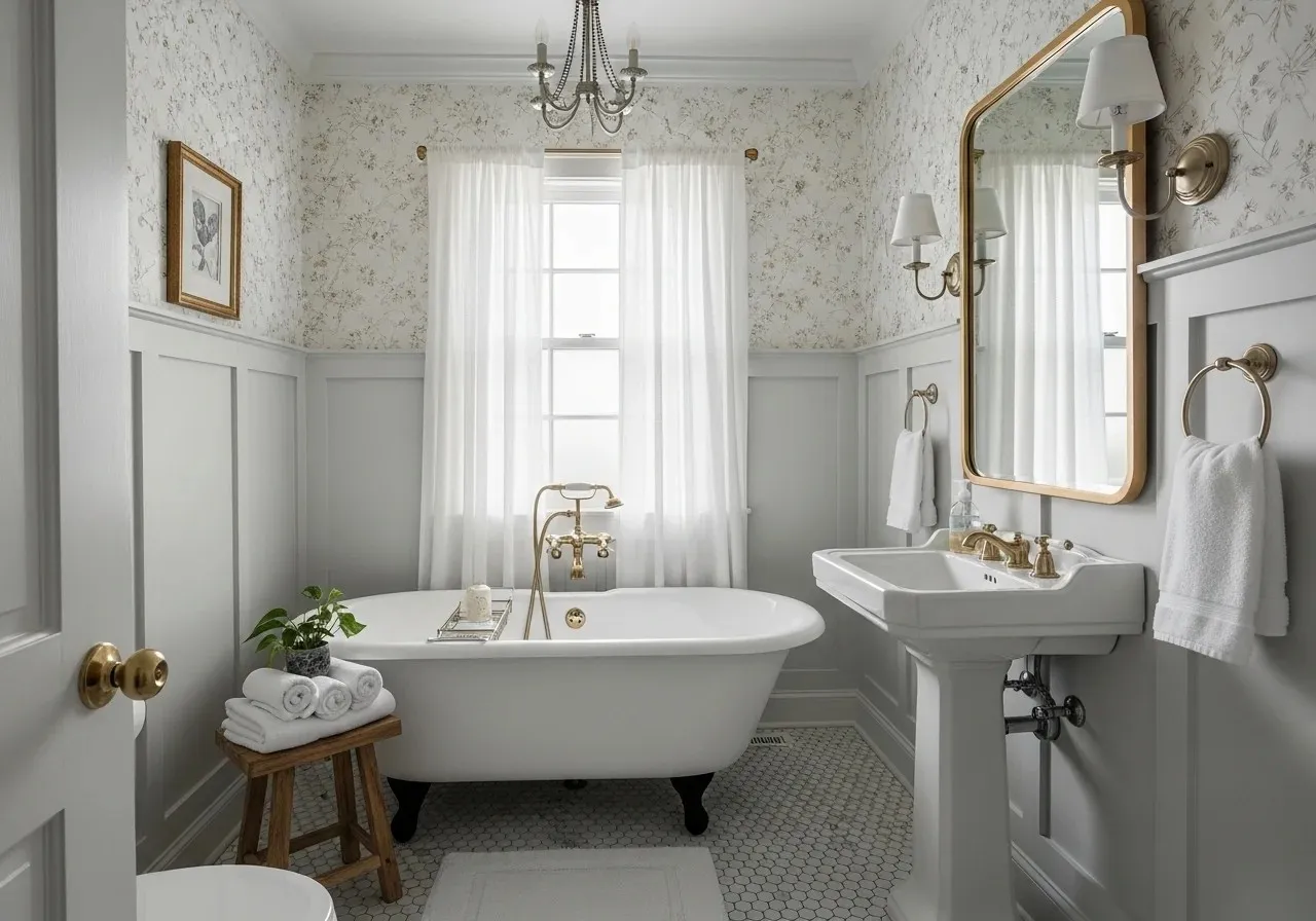 Beautiful Small Bathroom Ideas With Tub look