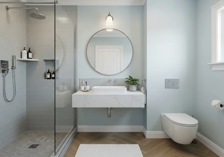 Full beautiful small bathroom look