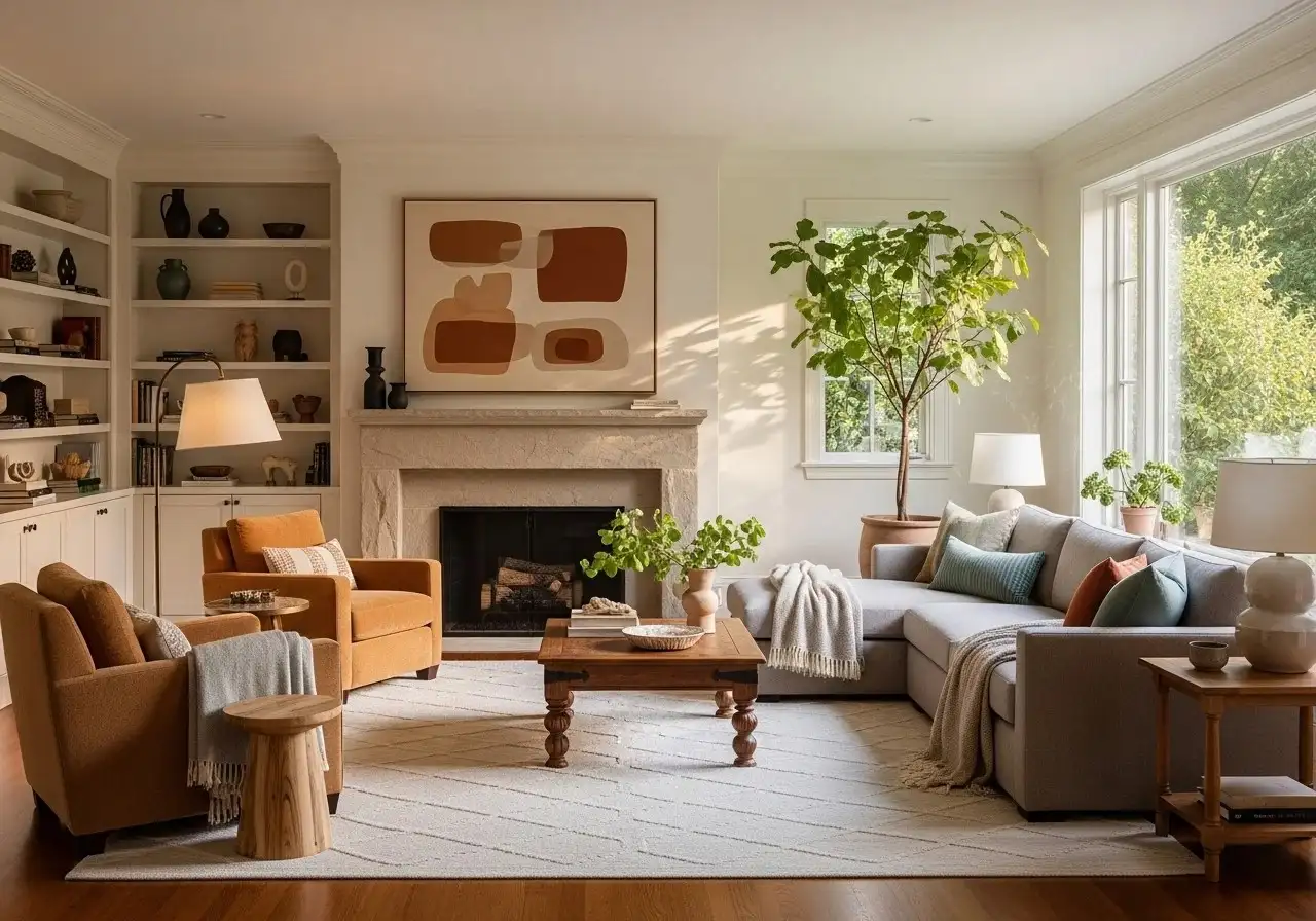 Full living room Beautiful look