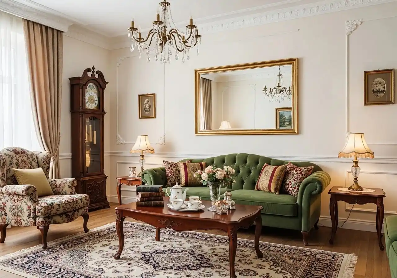 Beautiful vintage living room decor look