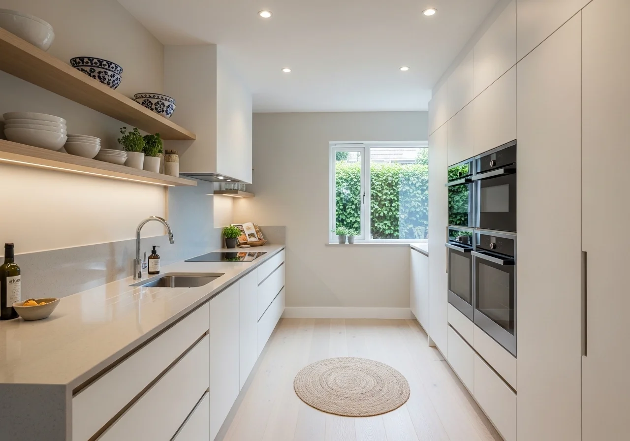 Beautiful galley kitchen look