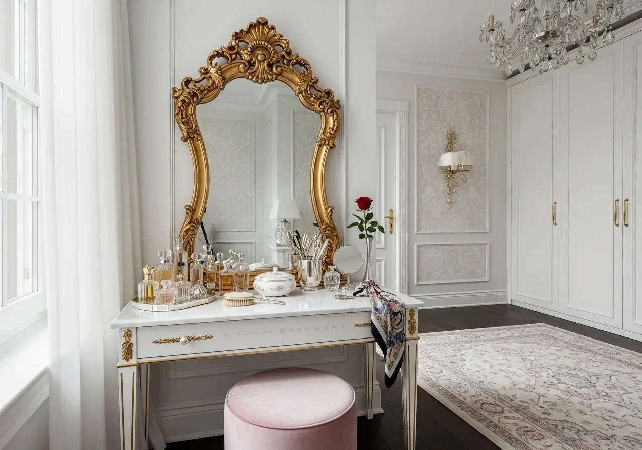 In the room with Beautiful dressing table look