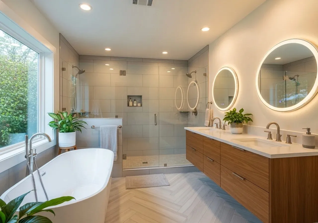 Beautiful bathroom remodel look